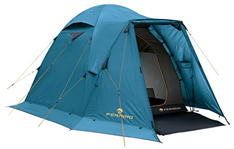 Ferrino Unisex-Erwachsene Shaba Igloo Zelt, blau, 3 Persone