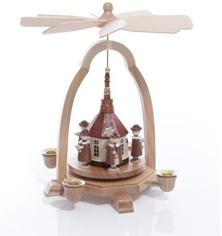 Rudolphs Schatzkiste Pirámide con Las montañas del Mineral de la pirámide de la Tabla de la pirámide de la Navidad de la Iglesia los 24cm Nuevas