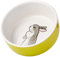 Nobby Ciotola in Ceramica per roditori a Forma di Coniglio Verde/Bianco, Diametro 11 cm x 4,5 cm, 1 Pezzo