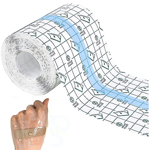 Pansements de douche imperméables - 15 cm x 10 m - Transparent - Pour le sport, la douche