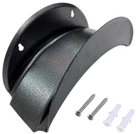 Support de Tuyau d'arrosage en métal - Support Mural pour Tuyau d'arrosage - Support de Tuyau Robuste - Support de Tuyau - Montage Mural - Rallonge de Tuyau d'arrosage