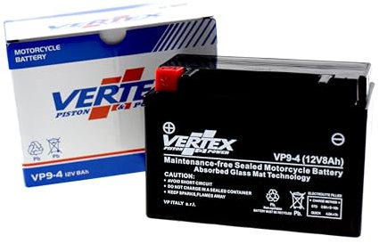 Vertex VP9-4 Sealed AGM Battery Compatible with:- CTX9-BS 3FV-82100-00 VP1