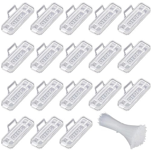 50 Stück Kabeletiketten Kabel Beschriftung Mit 50 Kabelbinder,Wasserdichtes Kabel Etiketten,Transparenter Kabelbinder Tag Box,Zur Kennzeichnung Und Klassifizierung Aller Kabelarten