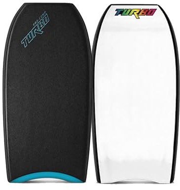 Turbo Bodyboard Deck Tabla Pro Comb Black White 41¨