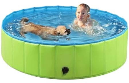 Hundpool, hund simbassäng husdjur badkar hopfällbart badkar husdjur pool bärbar pool hem utomhusbruk