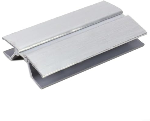 Marchfunny Alluminio e plastica per connettore di base per pannelli di base, progettato per cucine e mobili per fornire giunti stabili e puliti tra battiscopa a vari angoli (360°-12 cm)