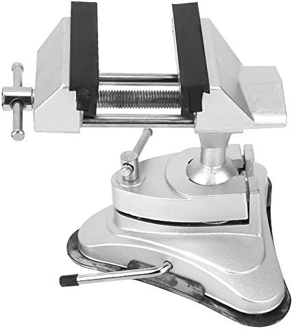 Mini tornillo de banco de mesa de aleación de aluminio, máquina herramienta de tornillo de banco de rotación de 360 ​​grados, abrazadera compacta para banco de trabajo doméstico