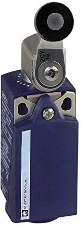 Schneider Electric XCKP2118G11 ex OsiSwitch Plastique Interrupteur de position format standard, levier à galet thermoplastique, Zamak rotative tête, 1NC+1NO, brusque, Pg11