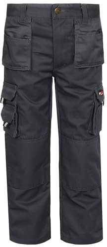TuffStuff Kid's 711J Pro Work Junior Trouser Casual Pants, Grey, 12