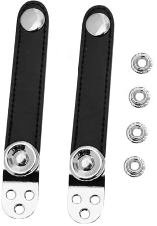 ibasenice 2 Stück Universelle Akkordeonriemen Aus Zweilagigem Leder Mit Metallverschluss Kompatibel Für Akkordeons Unterschiedlicher Größe Langlebige Musikinstrumentengurte