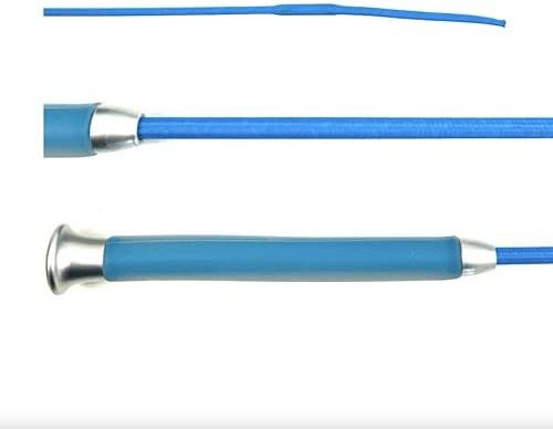 JA Horse JA0049 Gel Dressurgerte Dressurpeitsche mit Memory-Gel-Griff Reitgerte mit Weichem Ergonomischem Griff Hochwertige Dressur Gerten für Reiten (Blau, 100 cm)
