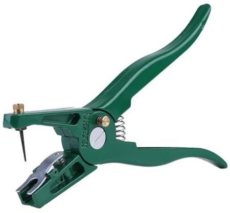 Jadeshay Pinze per Etichette per Animali Auricolari, Pinze per Marchi Auricolari con Perno di Ricambio Kit Pinza Applicatore per l'Installazione di Suini Bovini Pecore Orecchio Marchio Auricolare