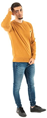 Timberland Williams River Crew Sweat-Shirt À Capuche Sport, Bottes de blé, XXL Homme