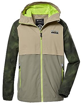 killtec Jungen Funktionsjacke/Outdoorjacke mit Kapuze KOS 280 BYS JCKT, sand, 164, 41466-000