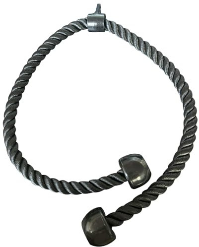 KORIKAHM Long Tricep Rope, Rope Pull Down Attachment 47/55 Inch Length Long, Tricep Rope Cable Attachment, Tricep Pull Down Rope for Home Gym Pulley System,Cable Machine Attachment (Length 55)