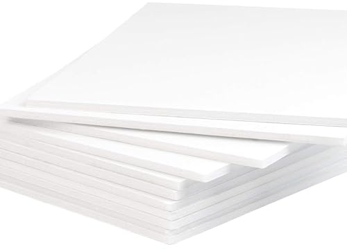 PROTECTAFILE 10 Pack A1, White Foam Board 5mm Thick Polyester M Cover (Sponge with Valve) (A1, Inches)