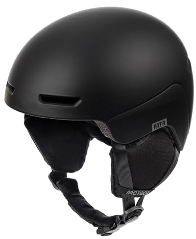 meteor Casco da Sci e Snowboard per Bambini Giovani e Adulti Regolabile Ski Helmet per Gli Sport Invernali