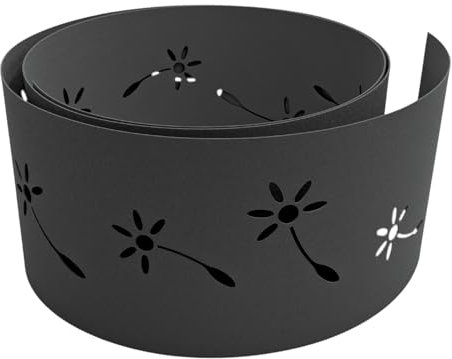 zaun|zu Premium Pusteblume Orient: Zaunstreifen mit Lasermuster für Doppelstabmattenzaun Sichtschutzstreifen