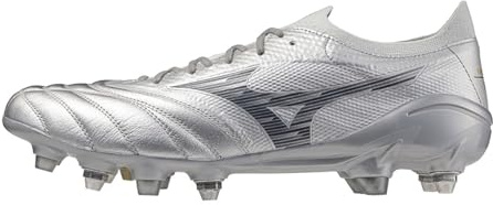 Mizuno Neo 4 Elite SG Bottes de rugby pour homme, Galaxy Silver C Gris, 44 EU