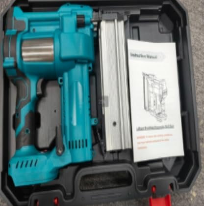 YOFIDRA 2 in 1 pistola chiodatrice a batteria - 20V sparachiodi elettrica con batteria 2x3,0Ah, impostazione della profondità, luce LED, tra cui 300 Brad-Nagel e 100 staffe, graffettatrice per legno