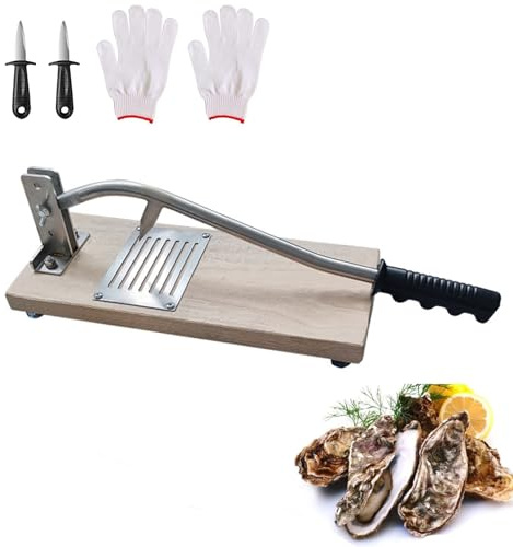 TOOSOAR Coltelli Ostriche,Coltello per Ostriche in Acciaio Inox Regolabile,Kit Apri Ostriche Professionale,per Ristoranti e Case, Strumenti per Il Pesce
