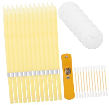 VALICLUD 2juegos Velas Perfumadas Oídos Kit de Velas para Eliminar Cerumen con Disco Protector Limpieza de Oídos Adultos