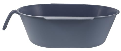 Healeved Cubo para Inodoro de Cabecera para Personas Mayores y Pacientes Cubo para Silla de Inodoro con Asa para Uso Hogar o Hospital