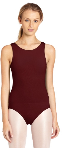 Capezio Women's High-Neck Tank Leotard, Leotardo,