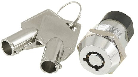 Sourcingmap Electronic 2 Position 2NC 2NO Keylock Switch 4A/125V 2A/250V AC