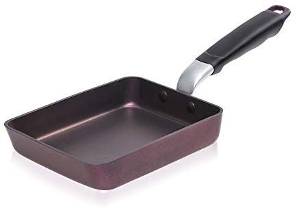 TECHEF - Tamagoyaki Japanese Omelette Pan/Egg Pan, Made in Korea (Purple) (Medium)