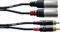 CORDIAL Kabel audio doppelt XLR male/Rca 6 m Kabel AUDIO Essentials RCA
