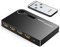 UGREEN HDMI Switch HD Verteiler 3D 4K HDMI Umschalter manuelle IR Fernbedienung Umschaltung 3 IN 1 OUT für TV Stick, DVD, HDTV, PS4 usw. Schwarz
