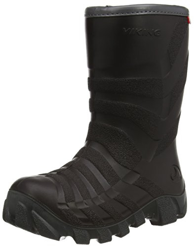 Viking ULTRA 2.0, Unisex-Kinder Schneestiefel, Schwarz (Black/Grey), 31 EU (12.5 UK)