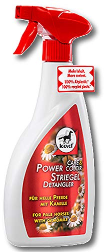 Leovet® Power Striegel Kamille 550ml Mähnenspray Schweifspray für helle Pferde