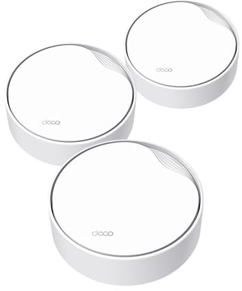 TP-Link Deco X50 AX3000 Mesh WiFi System – Ceiling/Wall-Mountable WiFi 6 Mesh, Replaces Router/Access Point/Extender, Powered, Dual 2.5G Ports, 3-Pack