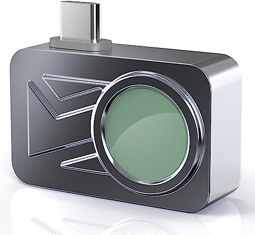 Wärmebildkamera zur Suche nach Lecks, Kiprim Wärmebildkamera für Android-Smartphones MT160, echte IR-Auflösung von 160 x 120, kompakte Wärmebildkamera zur Inspektion