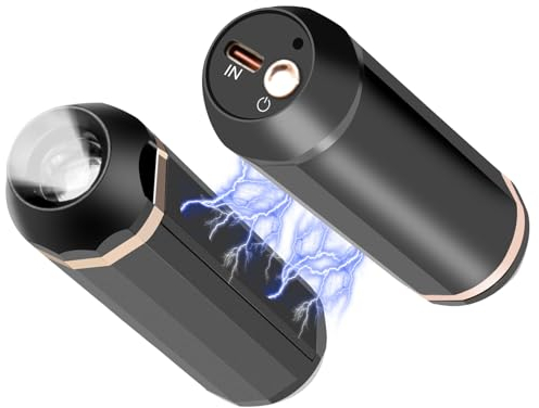 Comius Sharp Handwärmer Magnetisch, 2er 5000mAh Handwärmer Elektrisch Split USB Taschenwärmer Wiederverwendbar Tragbare mit 3 Heizstufen Einstellbar und 4 Modus Taschenlampe Ideal Wintergeschenk