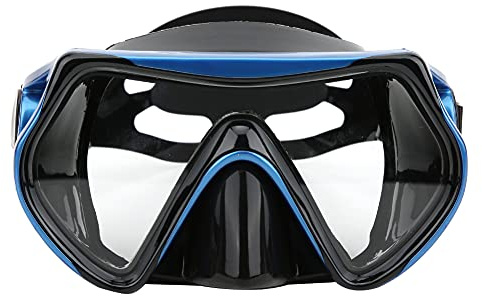 Máscara de Buceo, Gafas Subacuáticas, Máscara de Snorkel, Material de Silicona con Peso Ligero para Bucear ( Negro)
