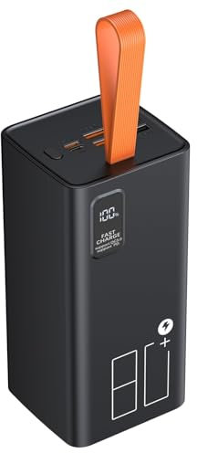Power Bank Portable Charger Fast Charging 80000mAh, USB C Input/Output & 3A Dual USB Fast Charging, Battery Pack