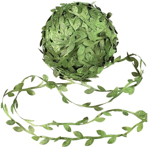Guirnalda de hiedra artificial de 66 pies, hojas de eucalipto artificiales para bodas, fiestas, jardín, decoración de pared