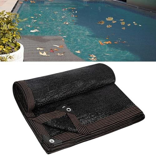 Copertura a rete per piscina – Rete rettangolare anti-foglia per piscine sepolte e rialzate, materiale PE, maglia fine, cattura foglie, parasole, sicurezza per bambini, animali domestici, uso