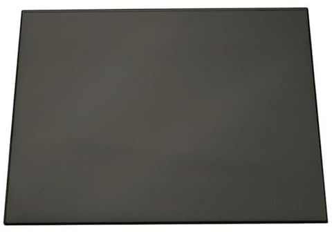 Schreibunterlage mit Vollsichtplatte, 700mm breit, 500mm hoch, schwarz