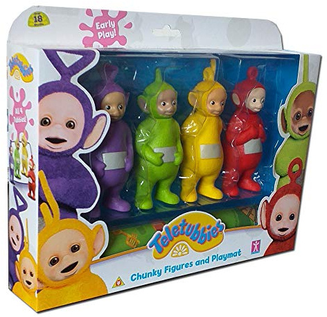 Teletubbies Chunky Family Figures & Set de Tapis de Jeu