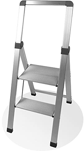 Marchepied 2 marches alu Pro Extra-Slim Gris