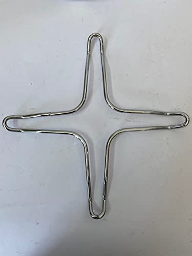 DE LUCA Griglia Industriale in Acciaio Inox per Cucine da Ristorante, 72 L, Libera Installazione, 26 cm