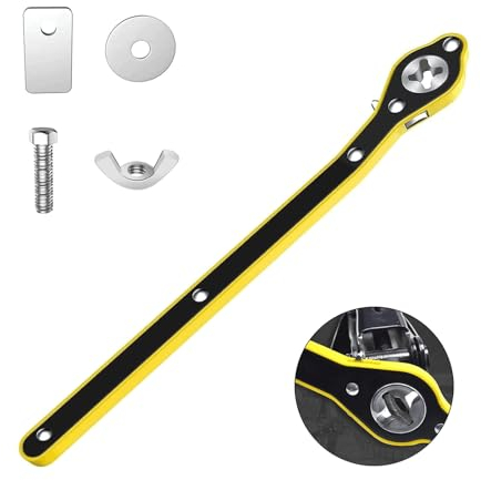 VKALTUL Automatischer arbeitssparender Wagenheber-Ratschenschlüssel mit langem Griff, Wagenheber-Ratschenschlüssel für Scherenwagenheber, Radschlüssel für Reifenheber, für Reisen/LKW/SUV