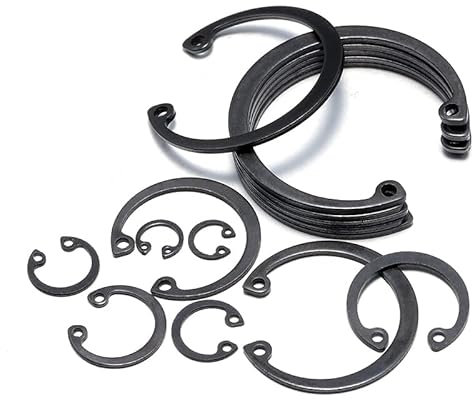 BOUACOUA Anillos de Seguridad Internas E-clip Anillo de Retención Circlips de de Acero al Manganeso 42mm (20 pcs)