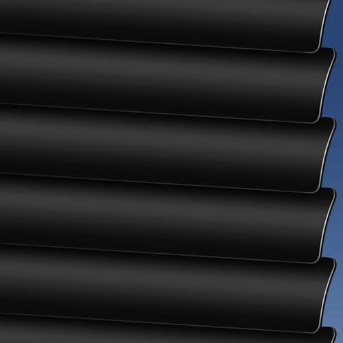 Negro Mate Persiana de Aluminio, Persiana Veneciana para Ventanas,Privacidad, Protección contra la luz y el Deslumbramiento, Personalizable (70×220cm)