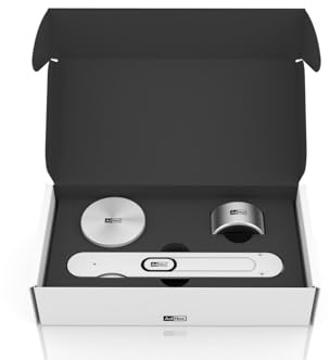 AdHoc Wine Connoisseur - Juego de 3 piezas, incluye 1 sacacorchos, 1 tapón de botella, 1 recogedor de goteo, ideal para botellas de vino y champán, juego de regalo de accesorios de vino