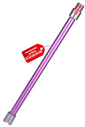 Tube Extension pour Dyson V7 V8 V10 V11 V15, Tube d’Extension Rigide avec Dégagement Rapide, Manche pour Dyson Accessoire & Pièce Détachée 72 cm (Violet)
